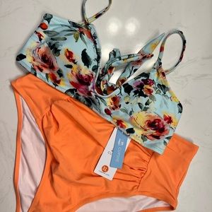 NWT Cupshe Size XL coral bikini